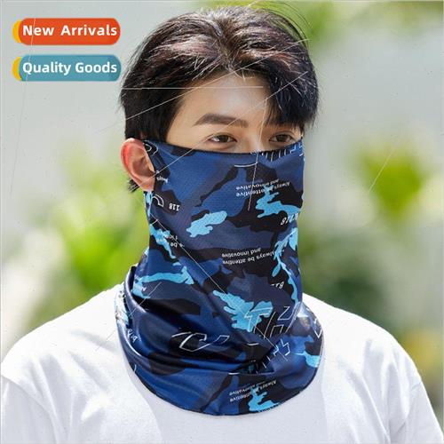 Sunscreen mask men and women breathable neck cover mask driv