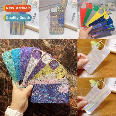 Phone case back card colorful cardboard laser creative 适用