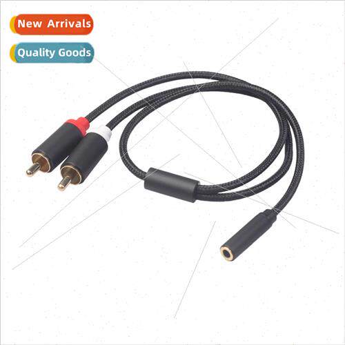 3.5MM to Double Lotus Amplifier Audio Adaptor Cable 0.4 mete