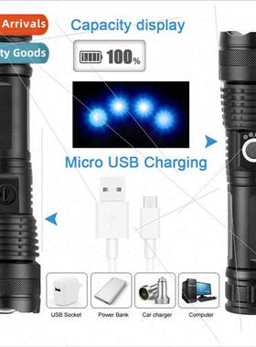 New aluminum alloy XHPp50 strong light flashlight telescopic