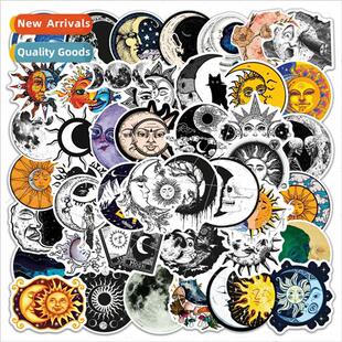50 Aesthetic Gothic Art Moon Graffiti Stickers Mug Skateboar