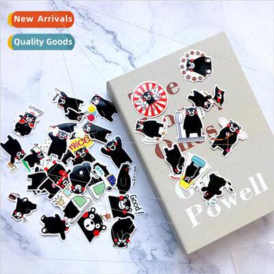 Japan cute bear waterproof cartoon stickers material helmet