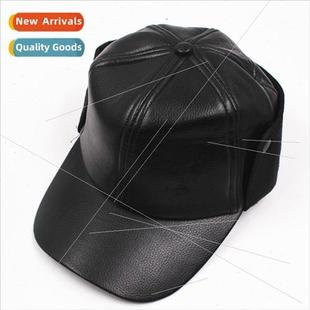 tongue protec and ear warm cap duck mens elderly aged Middle