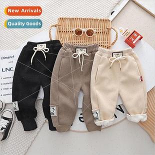 black pants 2023 and sweatpants girls winter Boys fall