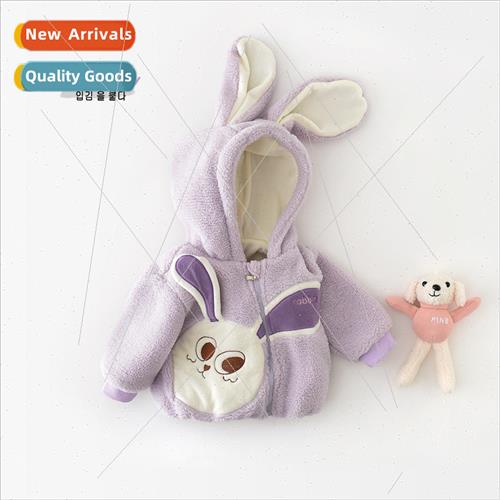 Baby tops lamb wool coat 0-3 years old children Korean of t-封面