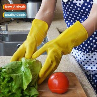 Household Gloves Latex Kitchen Dishwashing Gloves Durable Th