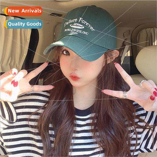 Show face small baseball cap female widened and deepened Kor