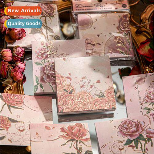 Stamping three enjoyable pack of sticky notes Rose Metaphor