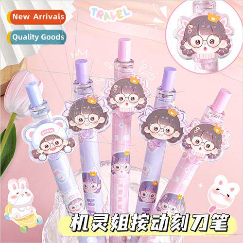 Witty sister  push pen knife handbook special engraving knif