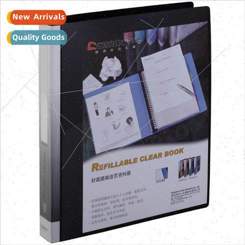 Office 30 holes plastic binder loose-leaf folder Transparent