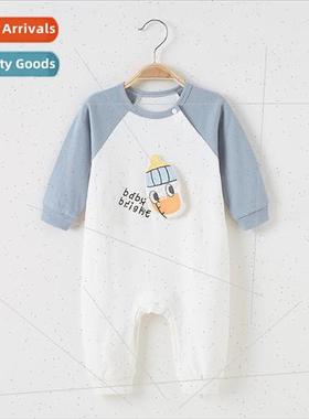 Baby clothes cotton spring and fall newborn baby onesie clim