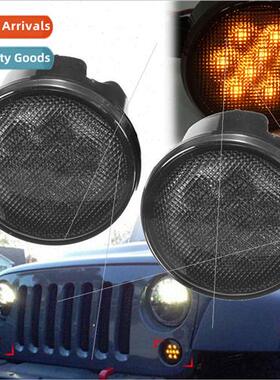 适用 jeep jeep wrangler headlights change LED fog lights yel