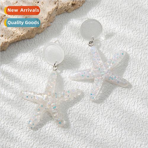 Creative Design Personalized Transparent Crystal Glitter Sta