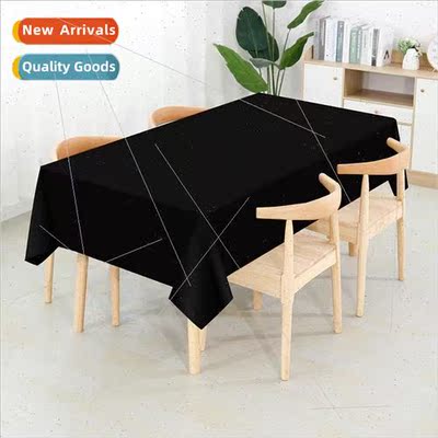 mple solid color polyester tablecloth conference banquet rec