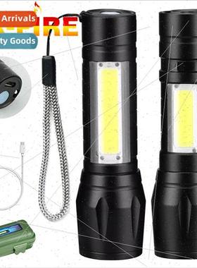 Strong light long-distance flashlight aluminum alloy portabl