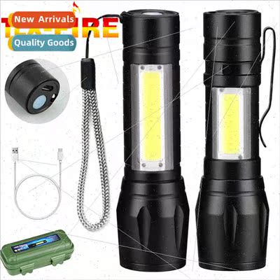 Strong light long-distance flashlight aluminum alloy portabl