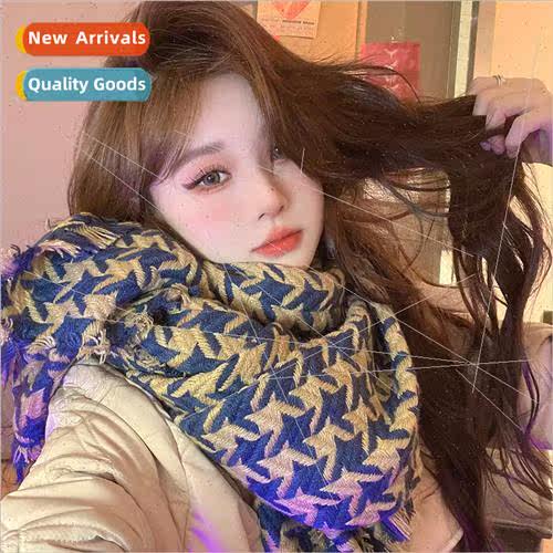 Korean fashion new warm scarf female fall and winter warm th