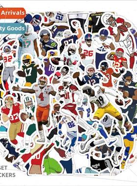 50 New Football NFL Athletes Graffiti s ggage Removable Deco
