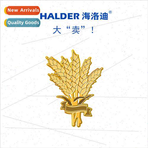 barley alloy badge jewelry big sale opening wheat brooch bir