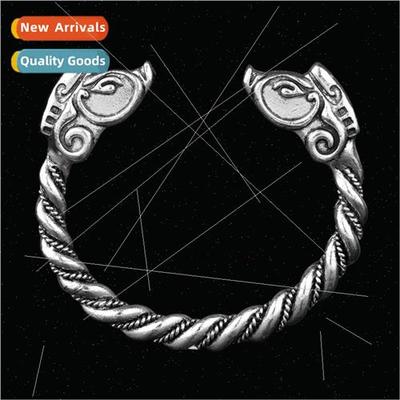 Viking bracelet mens domineering personalized open bracelet