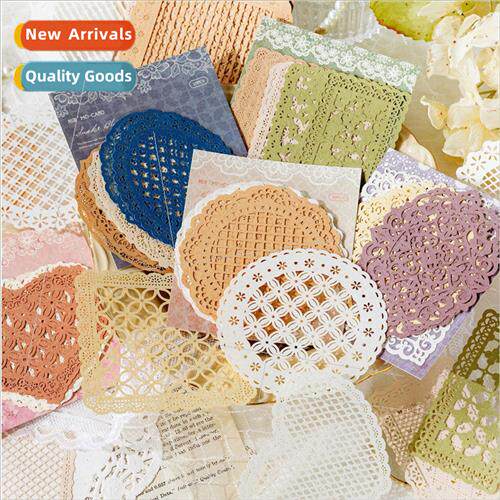 Lace Paper ster Shimmer Series Vintage mple Lace Handbook di