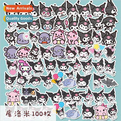 100 cartoon cute anime avatar handbook stickers decorative s
