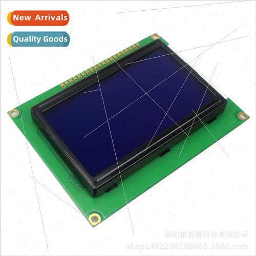 12864 yellow green screen blue screen with font LCD ST7920 c