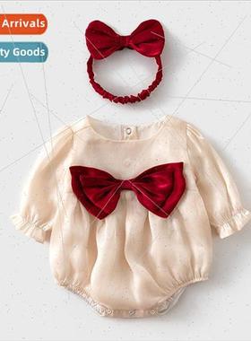 Baby clothes 2023 Spring and Autumn female baby 100 days a w
