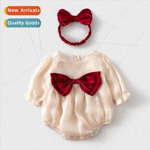 Baby clothes 2023 Spring and Autumn female baby 100 days a w