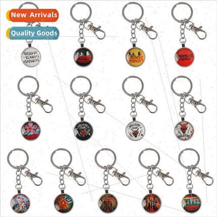 Stranger Things Time Gemstone Keychain Stranger Things4 Hell