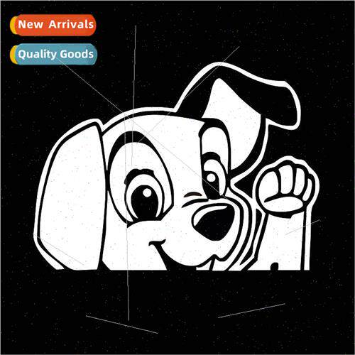 Car motorcycle electric car puppy beckon sticker rear gear b