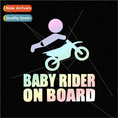 Reflective stickers Baby Dirtbike car bike motorcycle motocr