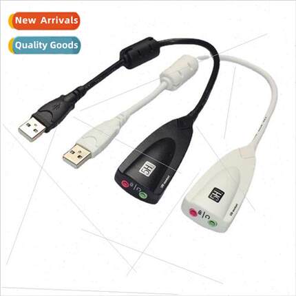 5H External USB  Sound Card 5Hv2 Headset Converter 7.1 Deskt