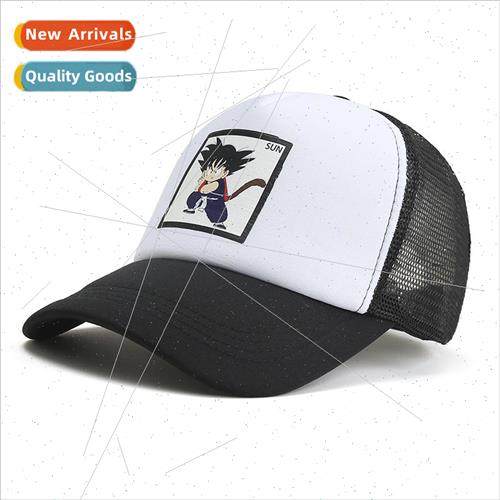 The new printing cartoon Monkey King sun net cap fashion men