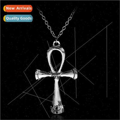 Popular Jewelry Egyptian Ankh Key Necklace Creative Cross Pe