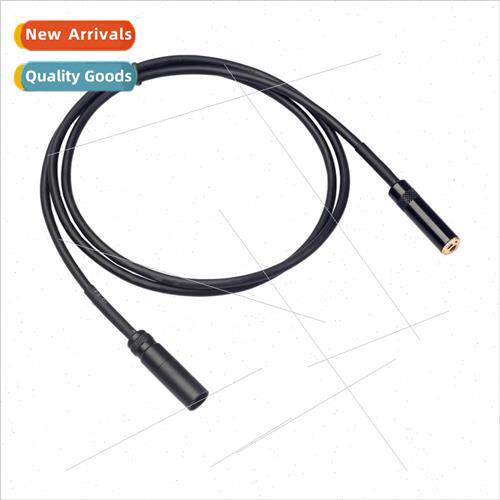 Metal 3.5mm to mini XLR male wireless microphone adapter cab