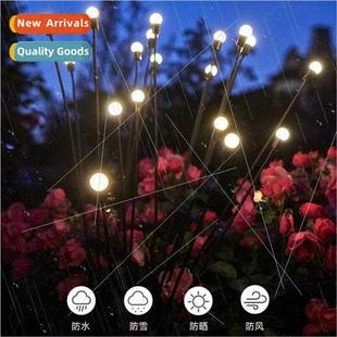 Solar Firefly Ground LED Villa Waterproof Lamp Garde Outdoor