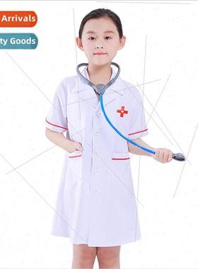 Halloween new childrens doctor costumes cosplay role-playing