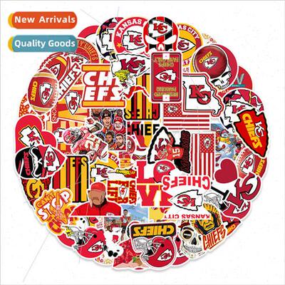 50 Kansas City Chiefs Football Graffiti Stickers Car ggage C