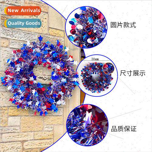 New American Independence Day Wreath Party Decoration Suppli