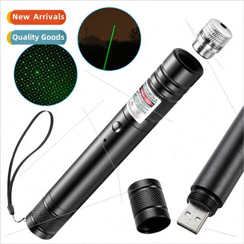 USB direct charging  laser flashlight green light single poi