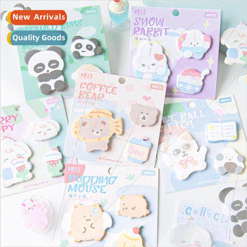 Sticky note set Food storage machine Cute cartoon shaped diy