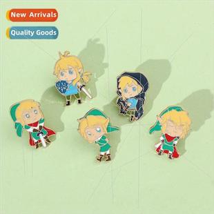 metal The Breath badge Zelda Legend cartoon Cute