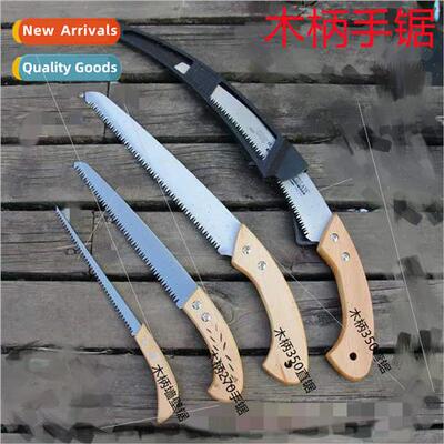 Wooden Handle Handsaw Triple ded Sharpened Handsaw Garden Fr