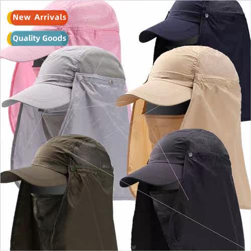 Hat summer quick-drying sunscreen baseball cap outdoor face