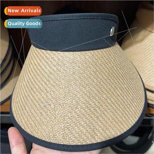 hat sunscreen hollow top the anti ins Korean straw