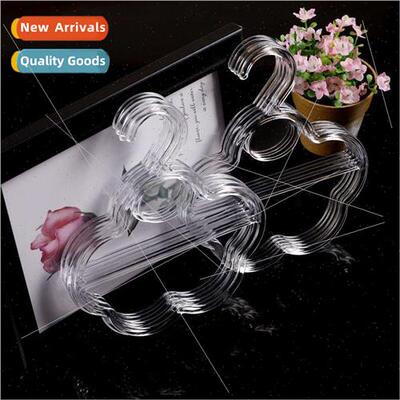 Creative Scarf Hooks Transparent Towel Hooks Mall Panty Disp