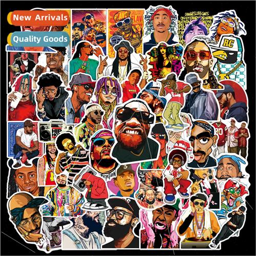 50 Hip Hop Rapper nger Songwriter Graffiti Stickers Keyboard