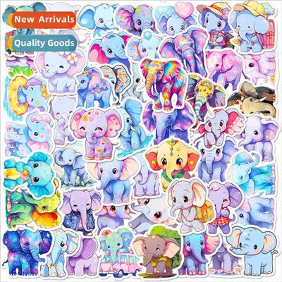 50 cartoon cute elephant family stickers TIKTOK new children