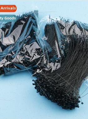 Hand Threaded Needle Black Pointed Mothers Clasp Hangtag Adh